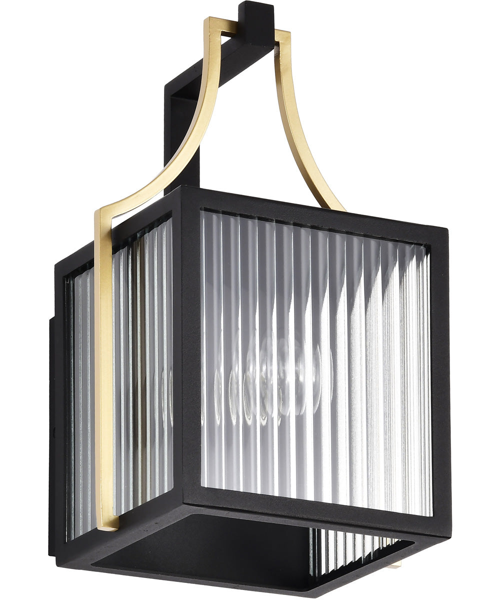 Holden 1-Light Outdoor Black / Gold