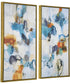Casual Moments Framed Abstract Art Set of 2