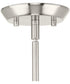 Clarion 1-Light Etched White Pendant P500430 Brushed Nickel