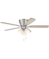 Wheeler 52 3-Light  3-Light Fan Brushed Polished Nickel