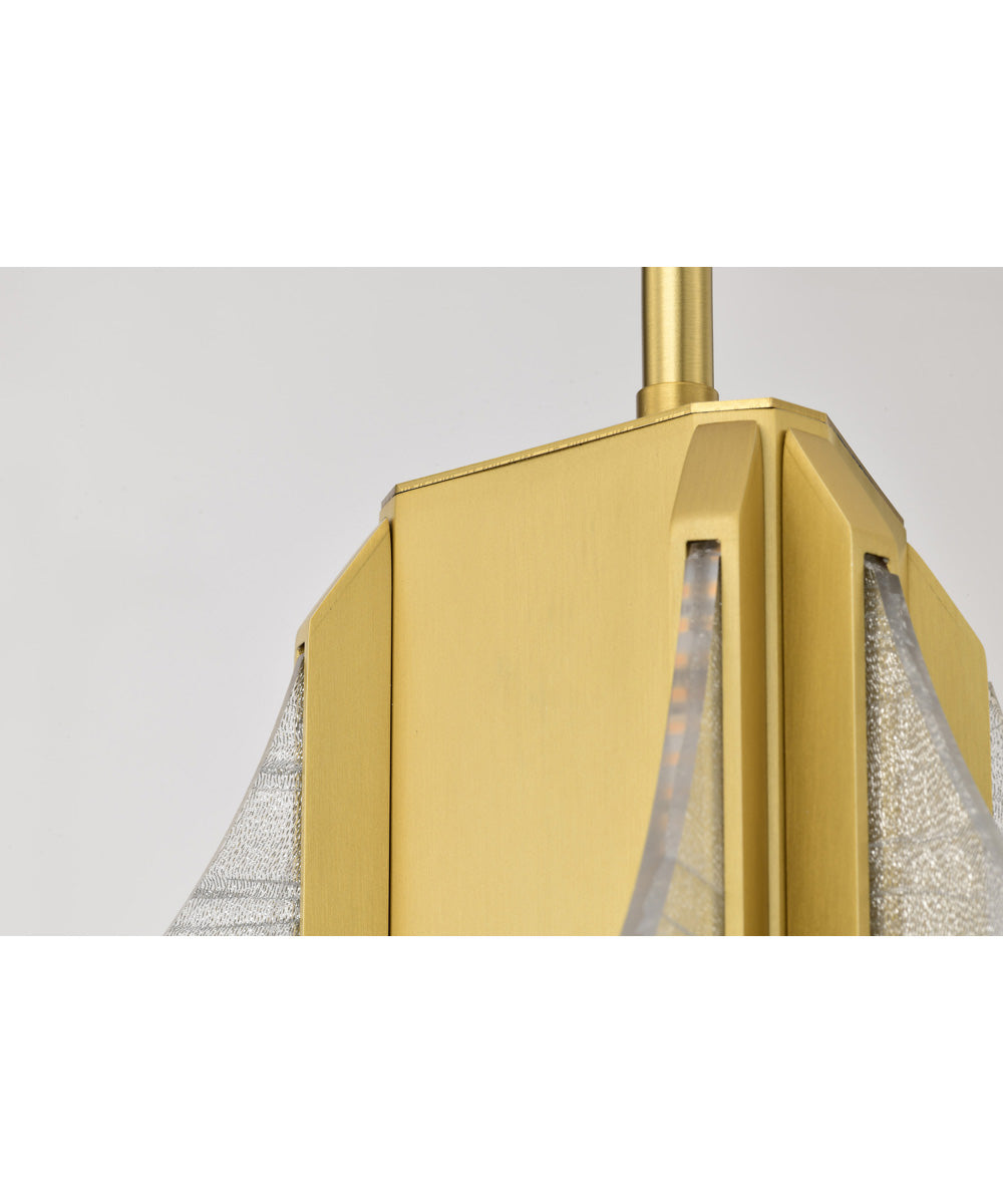 Idris  Pendant Vintage Brass