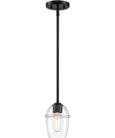 Summer Jazz 1 Light Pendant Matte Black