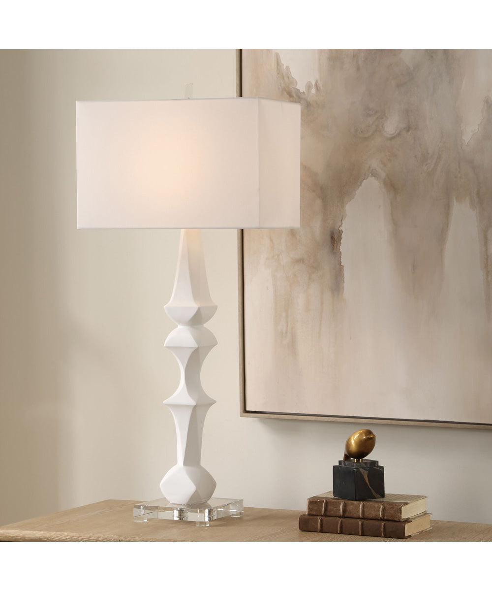 Mayme White Table Lamp