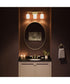 Reines 3-Light Bath Vanity with Opal Glass Shades Brushed Gold