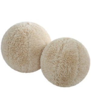 Abide Ball Sheepskin Pillows Set of 2