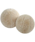 Abide Ball Sheepskin Pillows Set of 2