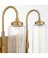 Whitmire 3-light Bath Vanity Light Brushed Brass