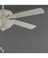 Super-Max 52 inch Ceiling Fan with 2-Light Kit Matte White