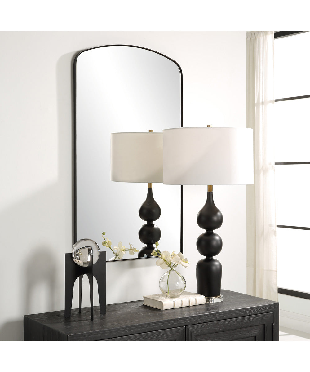 Tordera Black Arch Mirror