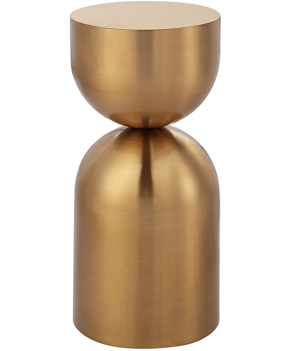 Golden Vessel Modern Accent Table