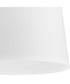 Clarion 1-Light Etched White Pendant P500429 Brushed Nickel