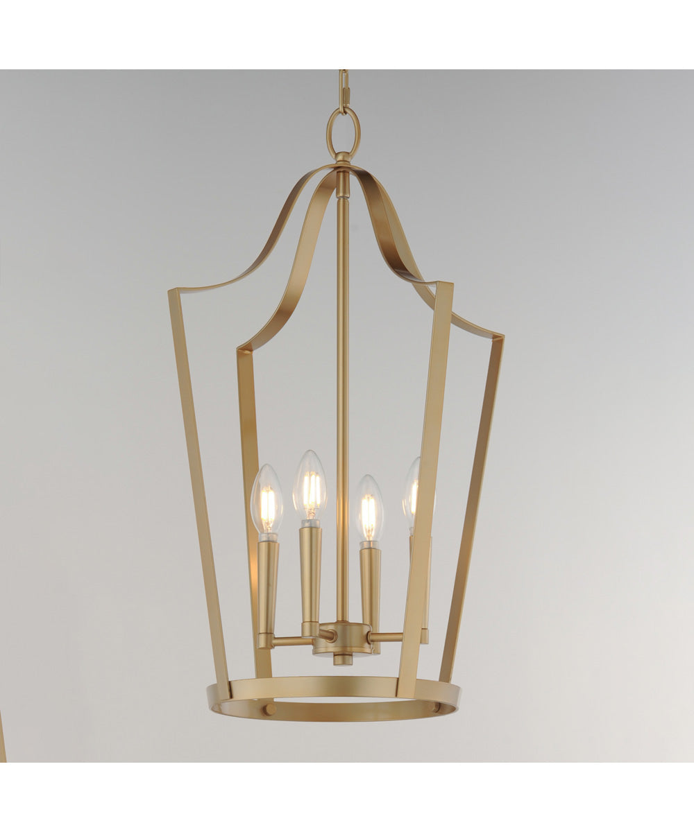 Arden 4-Light Pendant Natural Aged Brass