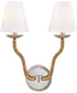 Harwich 2-Light Medium Two Light Sconce in Polished Nickel