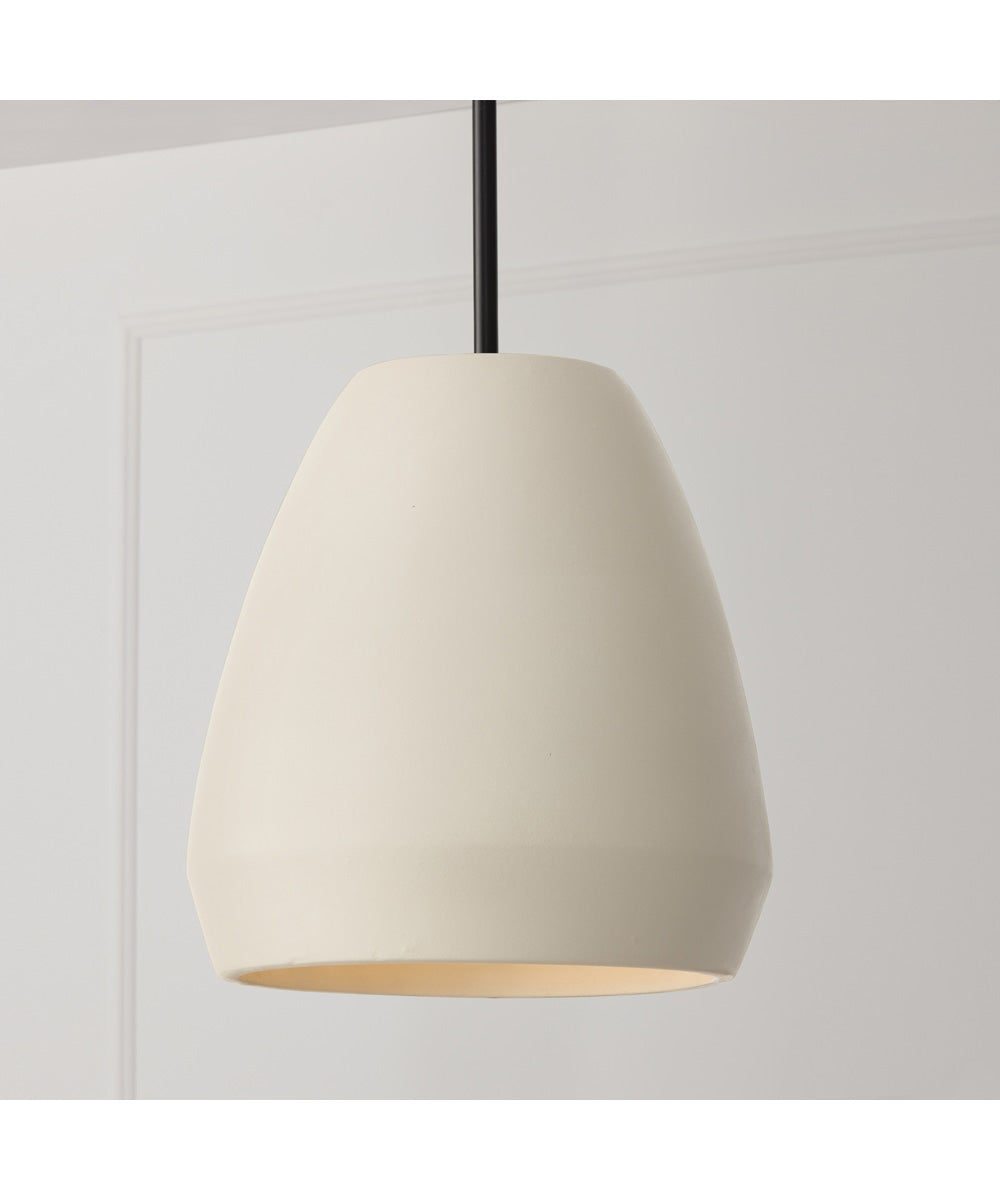 Della 1-Light Pendant Terracotta Ivory