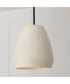 Della 1-Light Pendant Terracotta Ivory