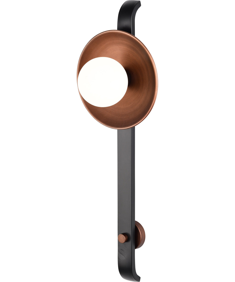 Colby 1-Light Vanity & Wall Matte Black