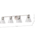 Gianna 4-Light Vanity & Wall Brushed Nickel