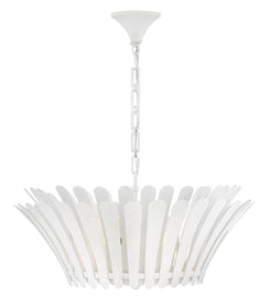Reina 3-Light Medium Tapered Chandelier in Textured Plaster