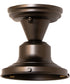 16" Wide Revival Schoolhouse Traditional Globe Semi-Flush Mount