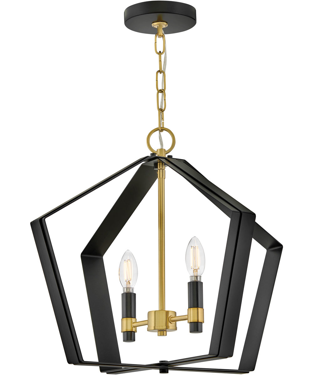 Sammi 2-Light Large Pendant in Black