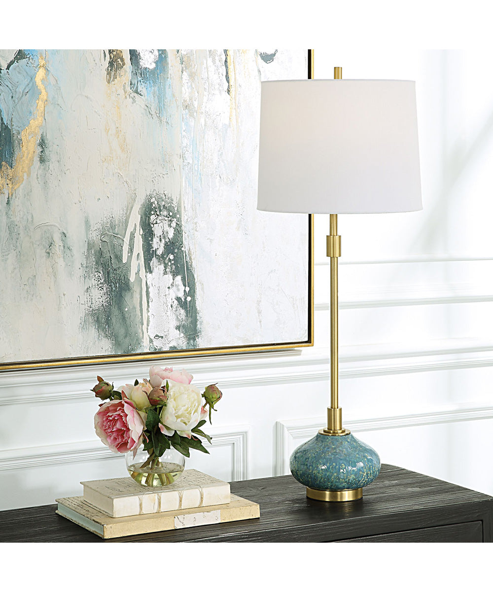 Kaimana Aged Blue Buffet Lamp