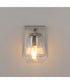 Geode 1-Light Sconce Satin Nickel
