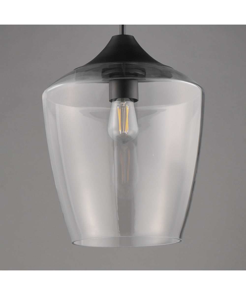 Goblet 12 inch Single Pendant Black