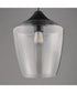 Goblet 12 inch Single Pendant Black