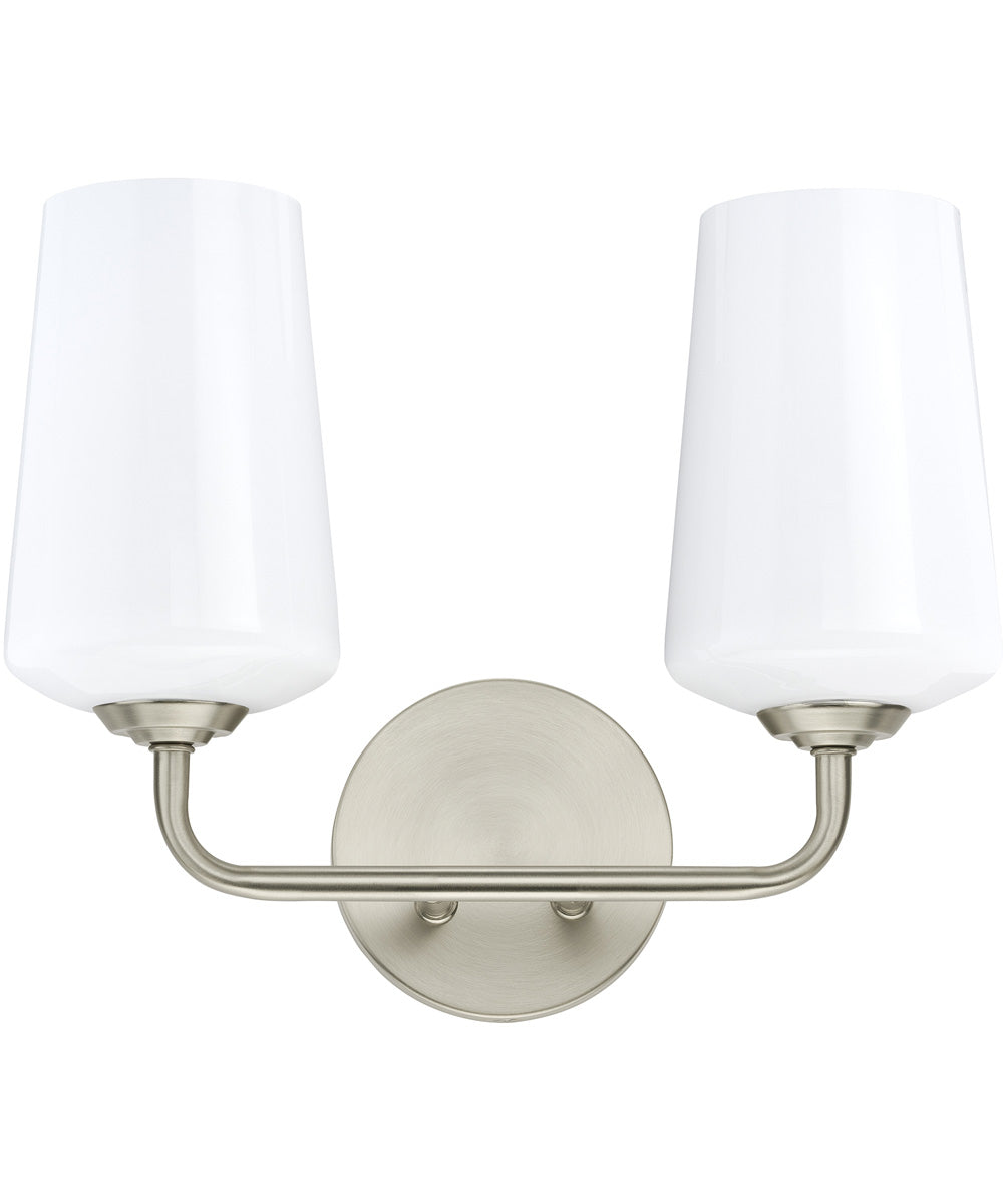 Celino 2-Light Bath & Vanity Brushed Nickel