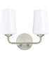 Celino 2-Light Bath & Vanity Brushed Nickel