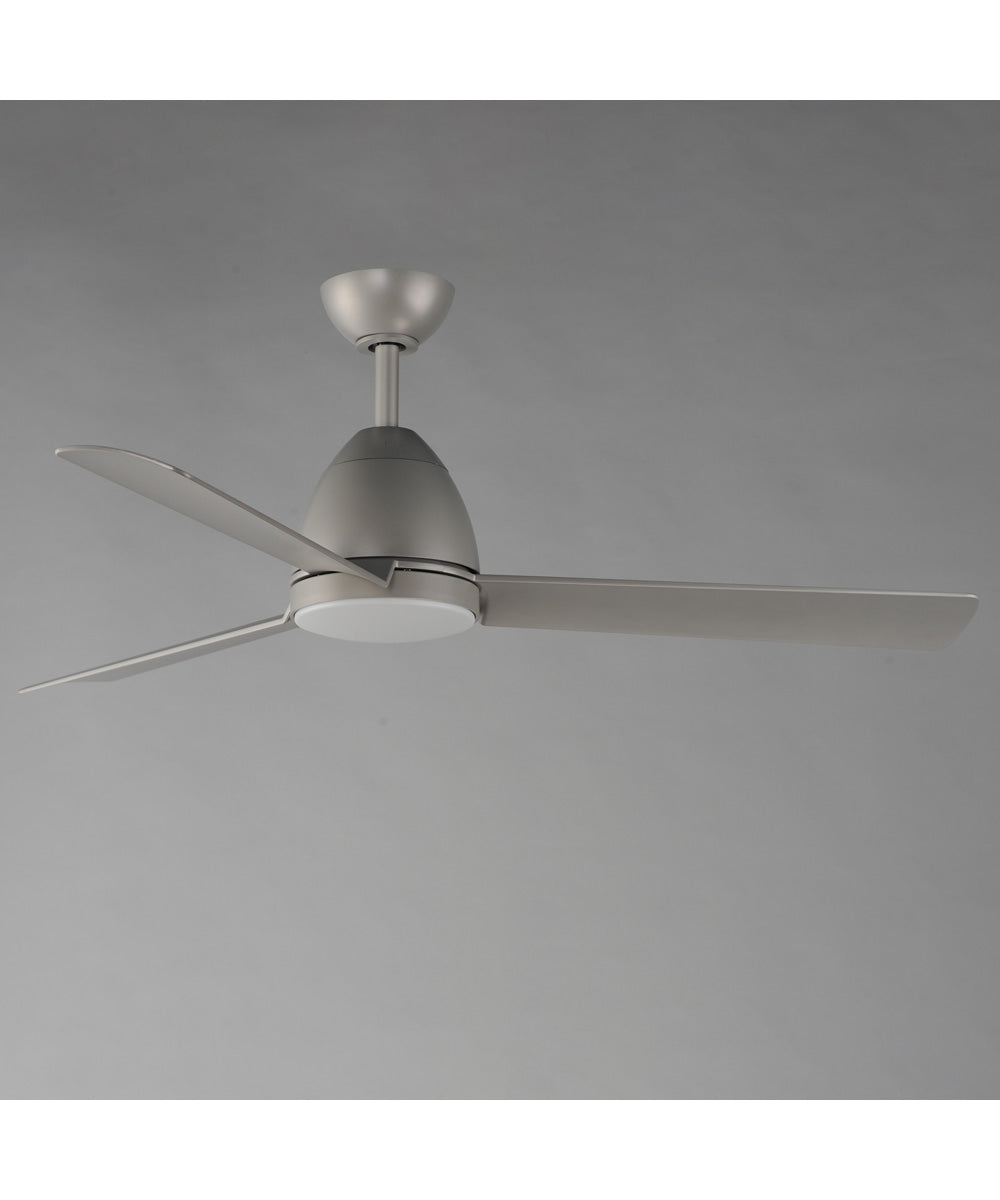 Seaborne 52 inch Marine Grade Fan w LED Light Kit Satin Nickel