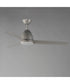 Seaborne 52 inch Marine Grade Fan w LED Light Kit Satin Nickel