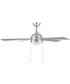 Tavo 52-in. 4-Blade LED Modern Ceiling Fan Brushed Nickel