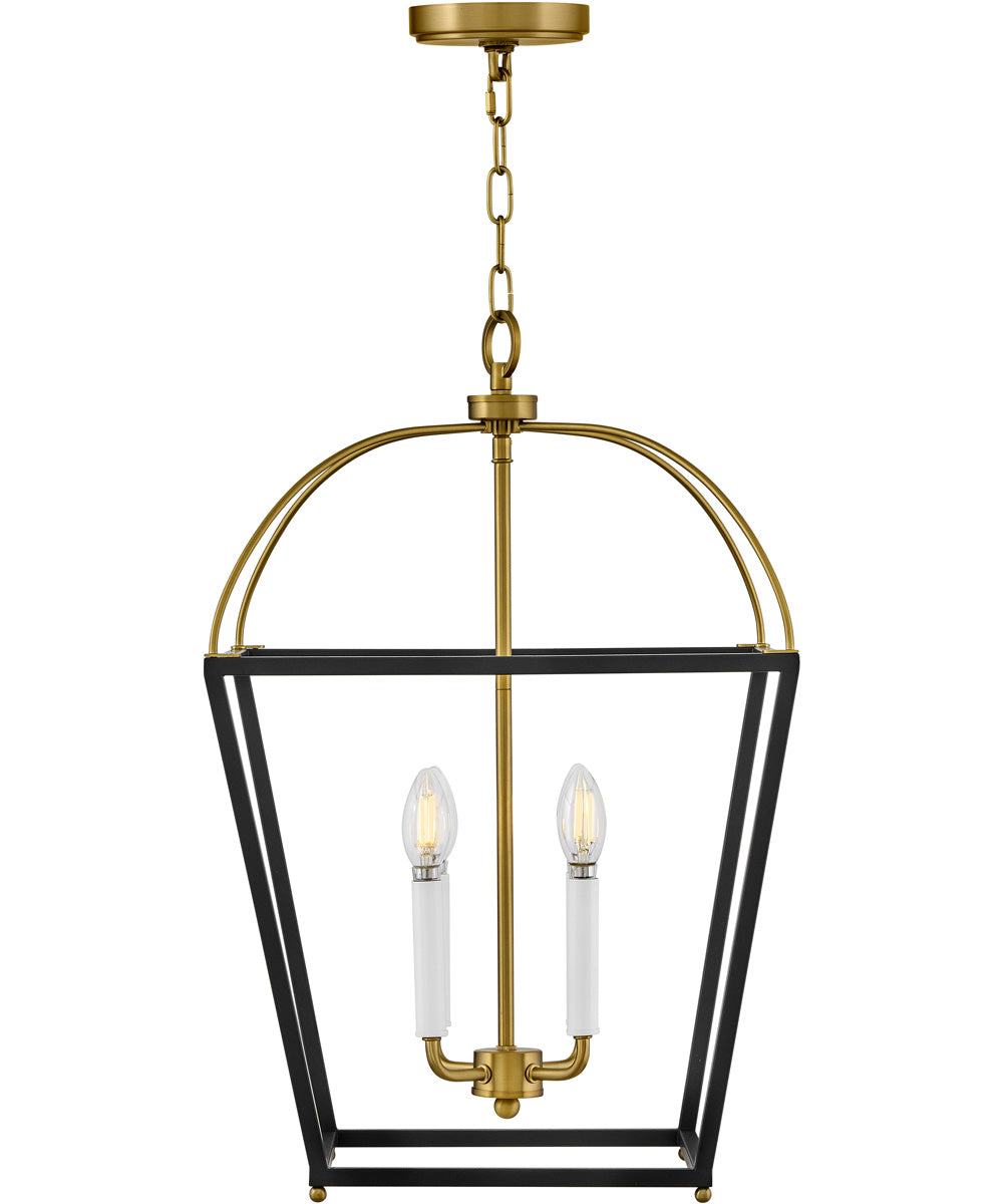 Tate 4-Light Large Pendant in Black
