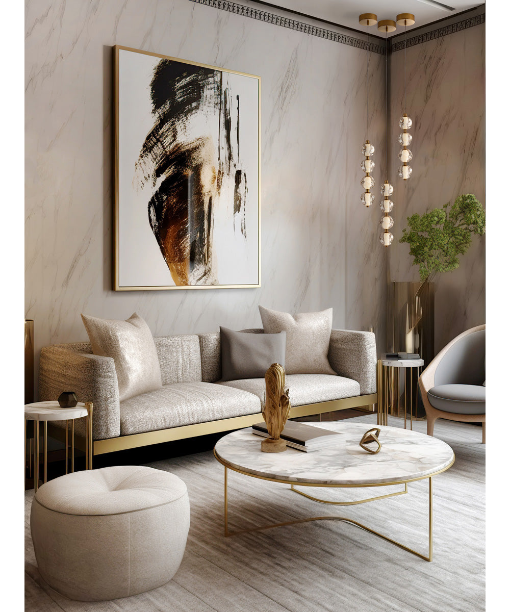 Jackie 4-Light Lighting Satin Brass