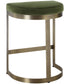 Ivanna Brass Moss Counter Stool