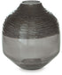 Harpwick Vase Iridescent Gray