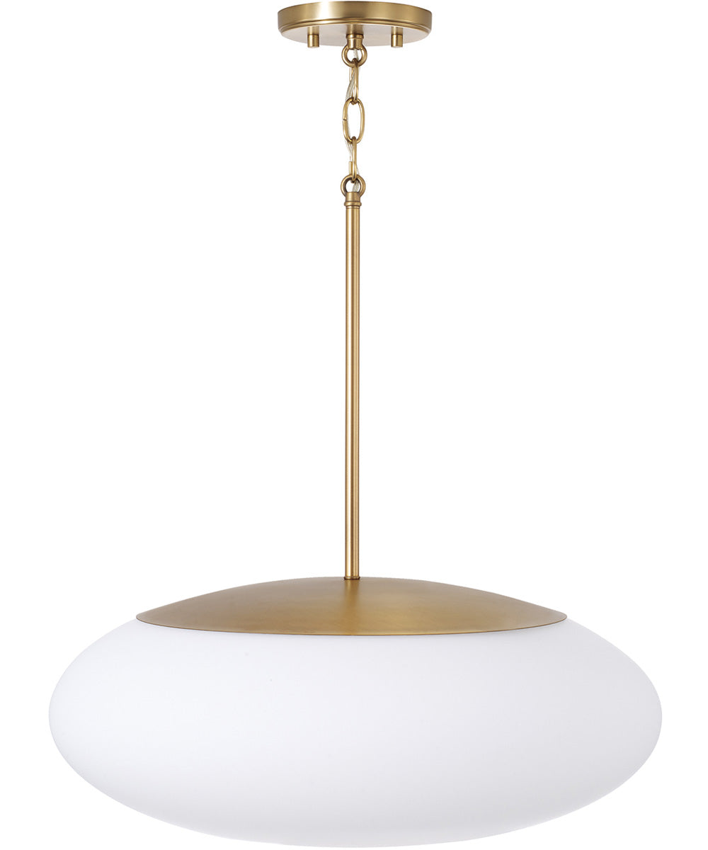Soren 1-Light Pendant Aged Brass