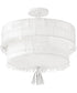 Baya 4-Light Medium Semi-Flush Mount in Textured Plaster