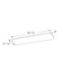 52"W Cloud 1-Light Integrated LED Light LightStrip Puff Light Fixture by RP Lighting