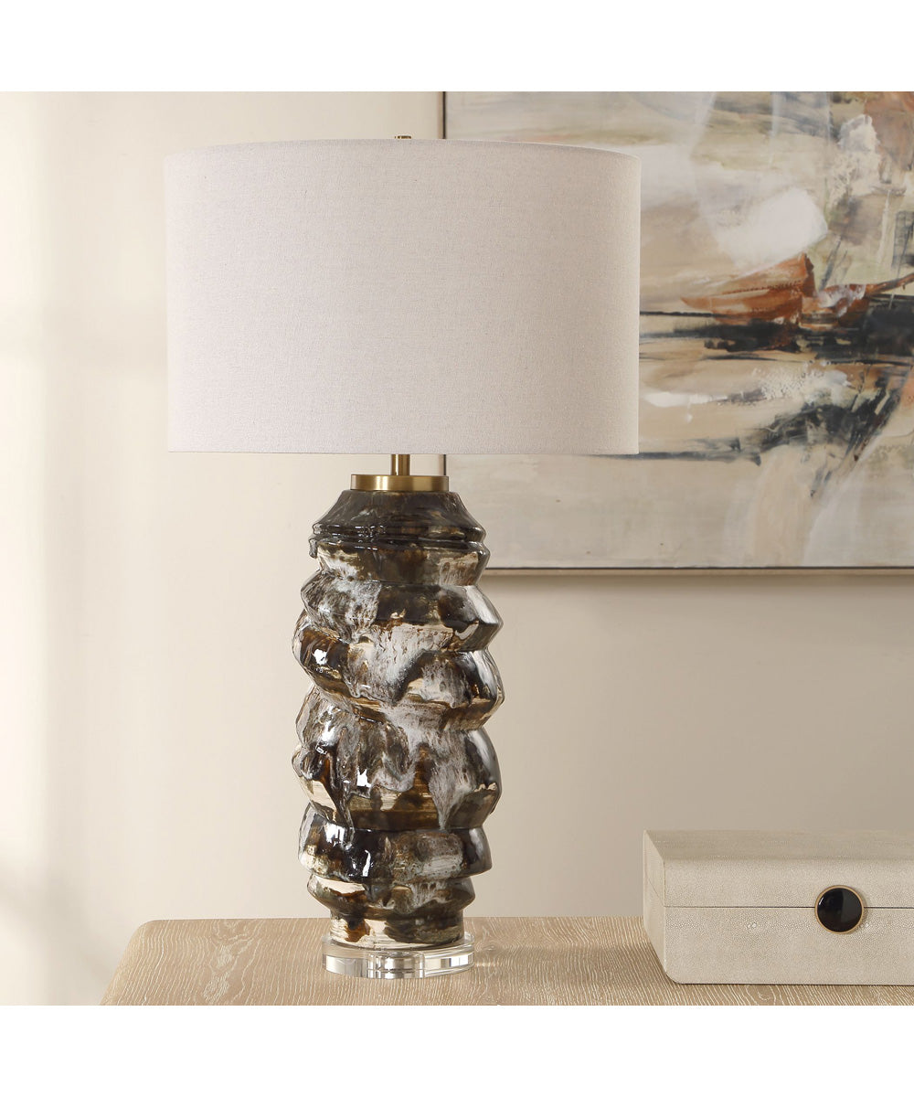 Cuoco Mottled Brown Table Lamp