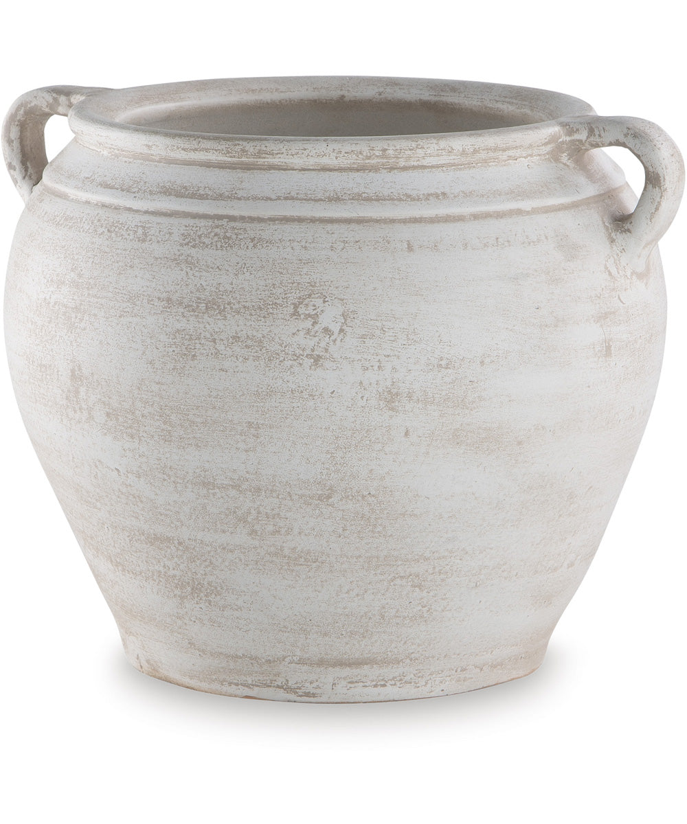 Meadie Vase Distressed White