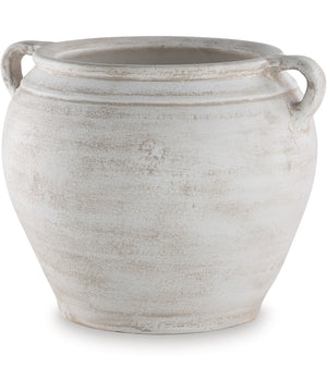 Meadie Vase Distressed White