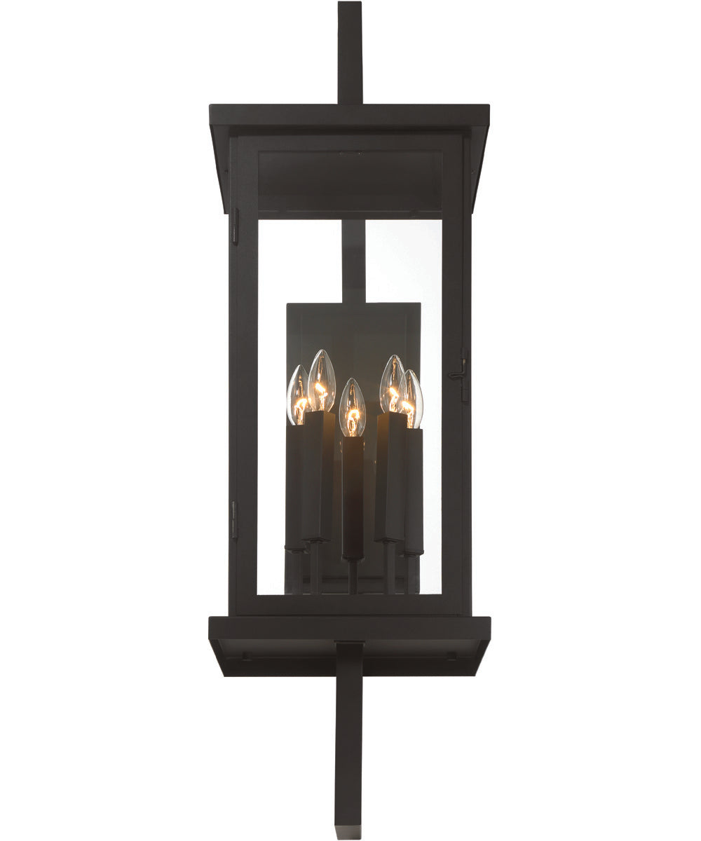 Jordan 5-Light Outdoor Lighting Textured Black
