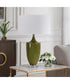 Adela Moss Green Table Lamp
