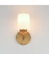 Durham 1-Light Wall Sconce Natural Aged Brass