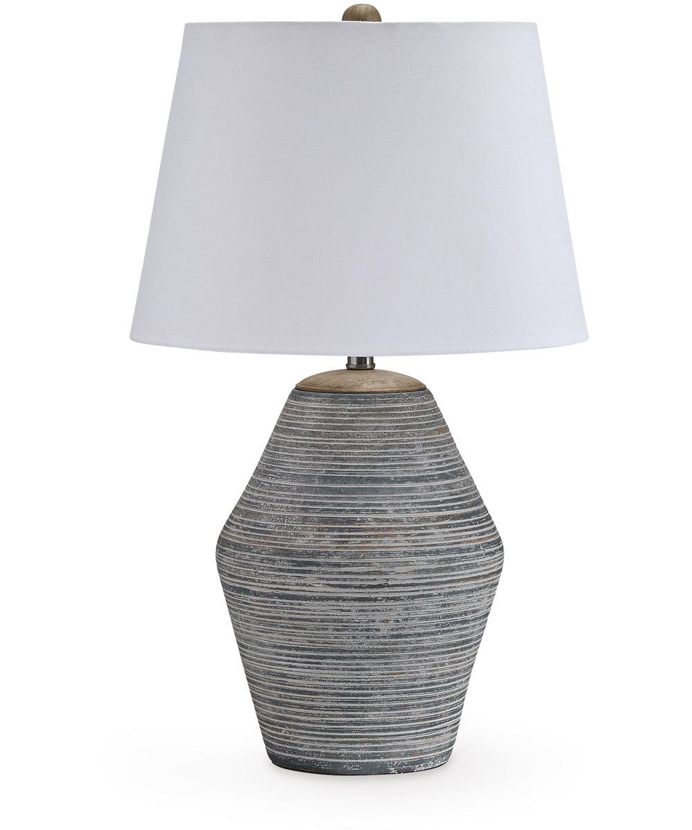 Lawrock Terracotta Table Lamp Antique Blue