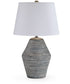 Lawrock Terracotta Table Lamp Antique Blue