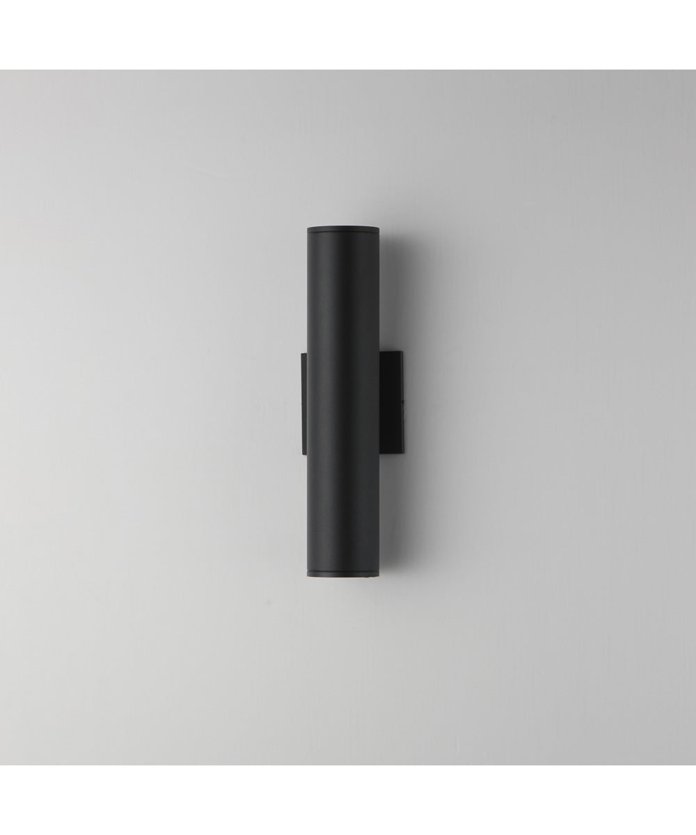 Caldera Outdoor Wall Sconce - 15 inch Black