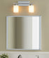 17"W Albany 2-Light Bath Vanity Light Chrome